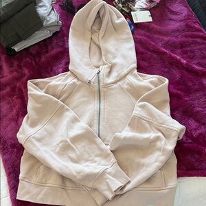 Lululemon Light Pink Hooded Sweatshirt
